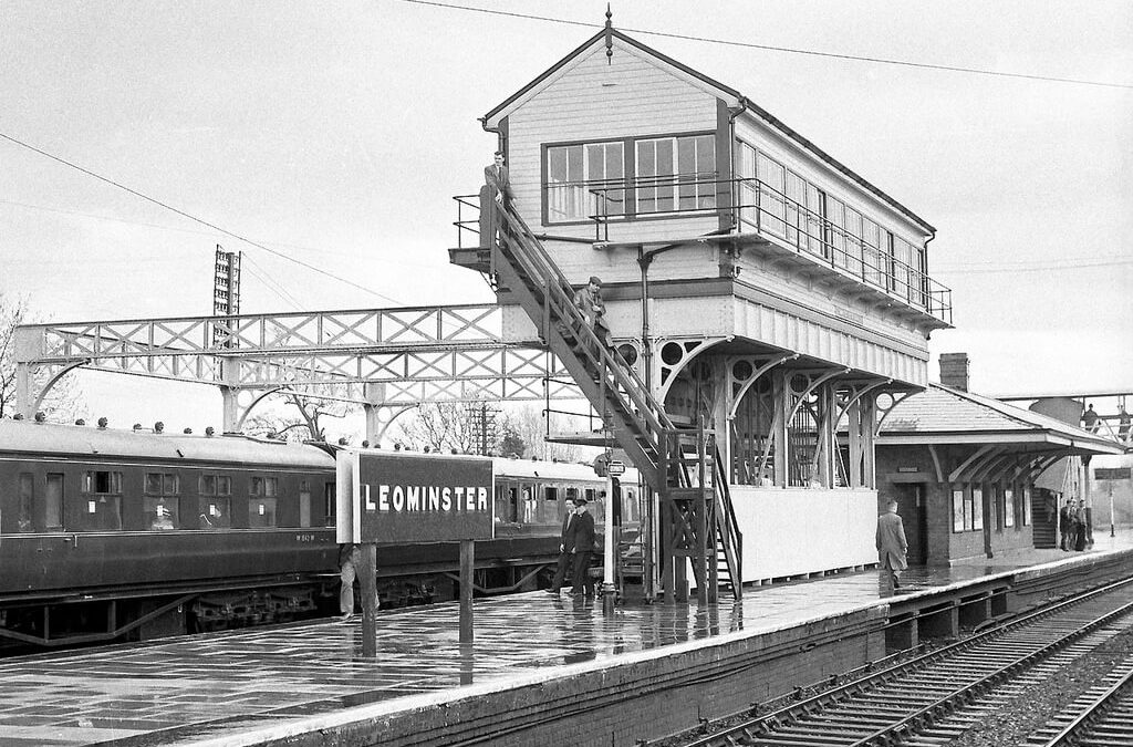 Leominster Station signal box (photo courtesy Models of Hull collection)