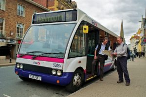 picture of new Wye Valley Wanderer bus